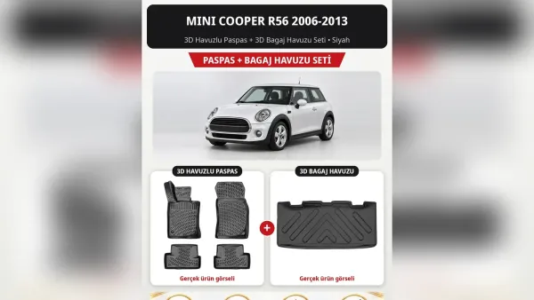 Mini Cooper Paspas ve Bagaj Havuzu: R56, SE ve Yeni Kasa Rehberi