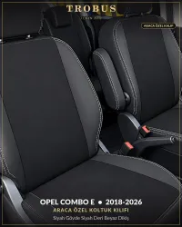 Siyah Gövde Siyah Deri Beyaz Dikiş