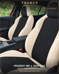 Siyah Gövde Kırık Beyaz Deri