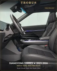 Siyah Gövde Siyah Deri Siyah Dikiş