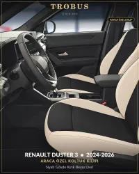 Siyah Gövde Kırık Beyaz Deri