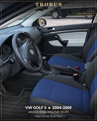 Mavi Gövde Siyah Deri
