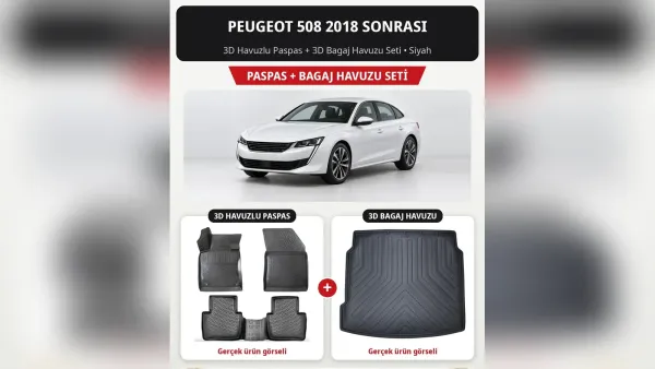 Peugeot 508 Paspas ve Bagaj Havuzu: JBL Bagaj, RXH ve 2. Nesil