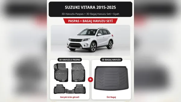 Suzuki Vitara Paspas ve Bagaj Havuzu: Grand Vitara’dan Full Hybrid’e