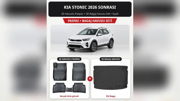 Kia Stonic Paspas ve Bagaj Havuzu: Logo, Kademe ve 2026 Kasa Farkı