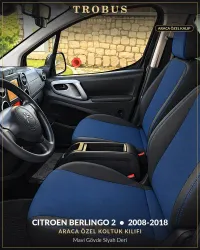 Mavi Gövde Siyah Deri
