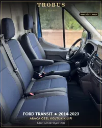 Mavi Gövde Siyah Deri