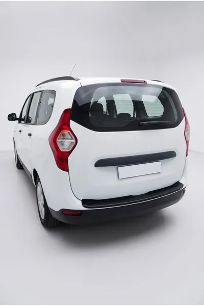 Dacia Lodgy 2013 ve Sonrası Uyumlu Arka Tampon Eşiği Koruma ABS Parlak Siyah