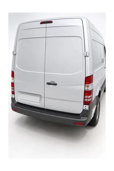 Mercedes-Benz Sprinter W906 2014-2017 Uyumlu Arka Tampon Eşiği Koruma ABS Parlak Siyah