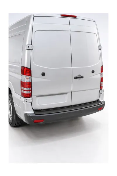 Volkswagen Crafter 2012-2017 Uyumlu Arka Tampon Eşiği Koruma ABS Parlak Siyah