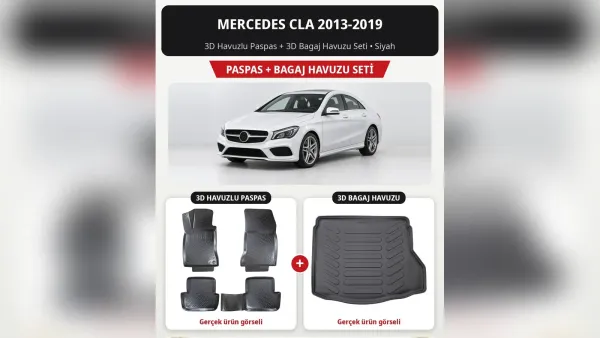 Mercedes CLA Paspas ve Bagaj Havuzu: C117, C118 ve Elektrikli