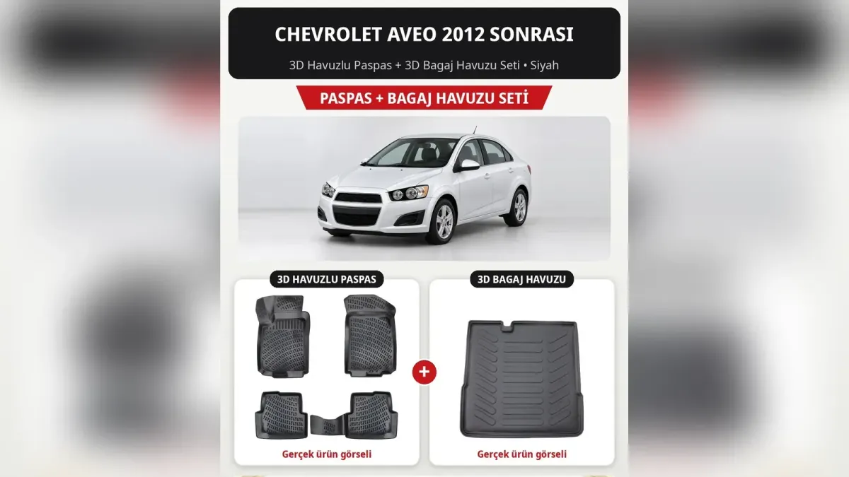 Chevrolet Aveo Paspas ve Bagaj Havuzu: T250 ve T300 Kasa Rehberi