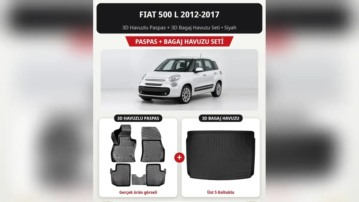 Fiat 500L Paspas ve Bagaj Havuzu: Alt ve Üst Kademe Rehberi