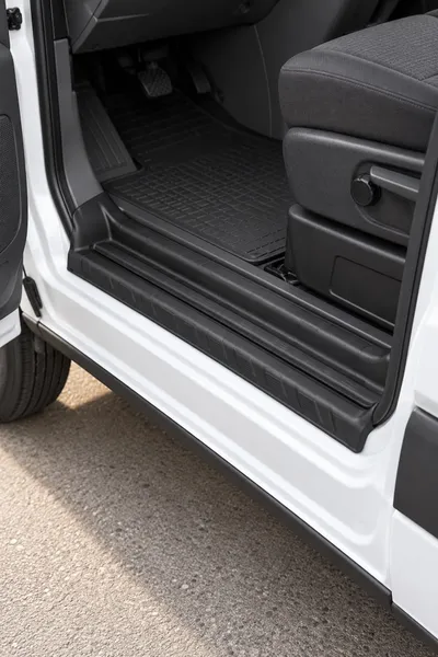 Volkswagen Crafter 2012-2017 Uyumlu Kapı Eşiği Koruma ABS 2 Parça Parlak Siyah