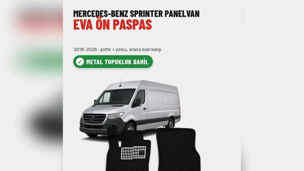 Mercedes Sprinter Paspas ve Aksesuar: T1N, W906, W907 Rehberi