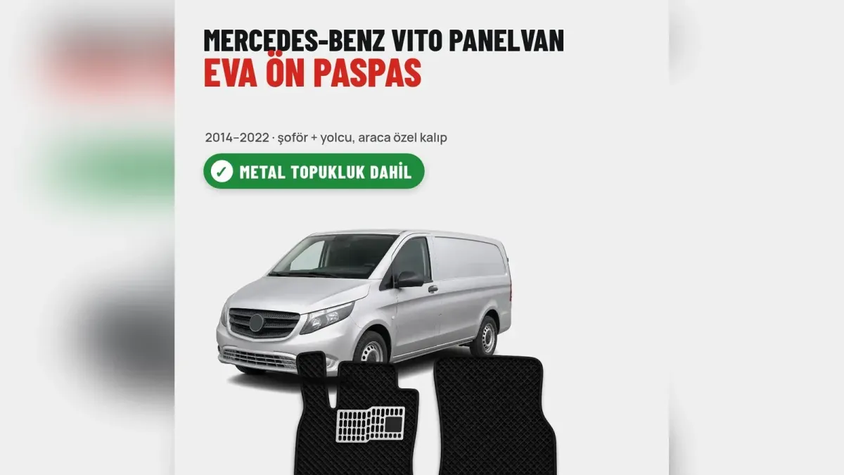 Mercedes Vito Paspas ve Aksesuar: W638, W639 ve W447 Ayrımı