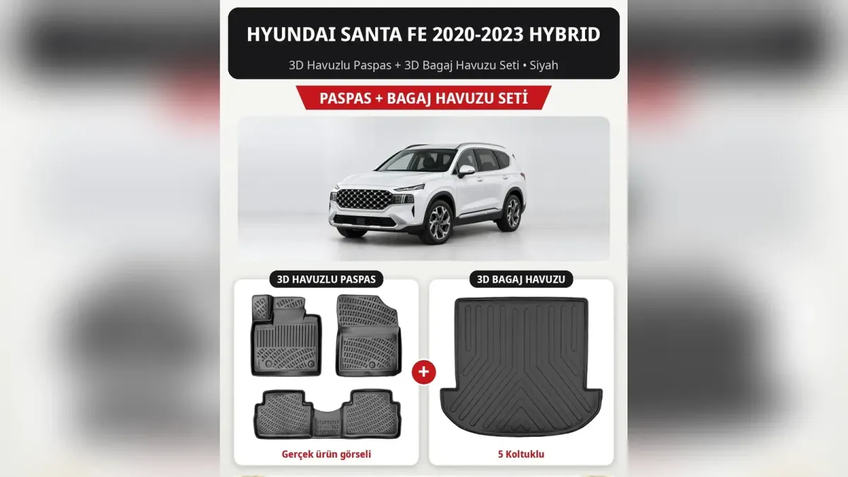 Hyundai Santa Fe Paspas ve Aksesuar: 5 mi 7 Koltuk mu? Kasa Rehberi