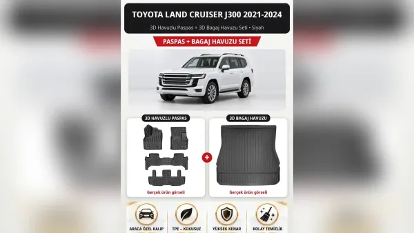 Toyota Land Cruiser ve Prado Paspas, Bagaj ve Stepne Kılıfı Rehberi