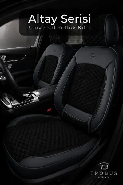 Volvo S40 2012-2016 Koltuk Kılıfı Altay Serisi Siyah