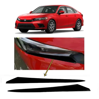 Piyano Black Far Altı Kaş Çıta Seti 2 Parça Honda Civic FE1 2022 ve Sonrası Uyumlu