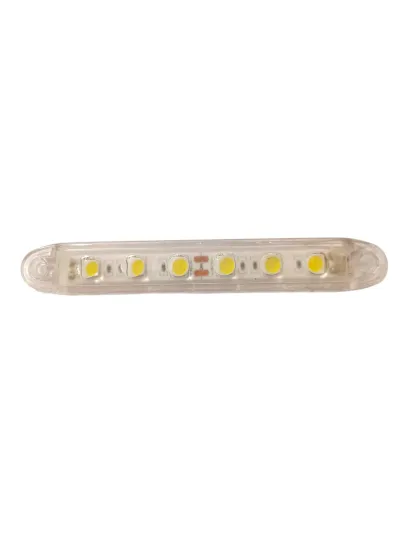 Dorse Led Lambası 12-24V Parmak Tip 6 Ledli 13,5 cm Beyaz