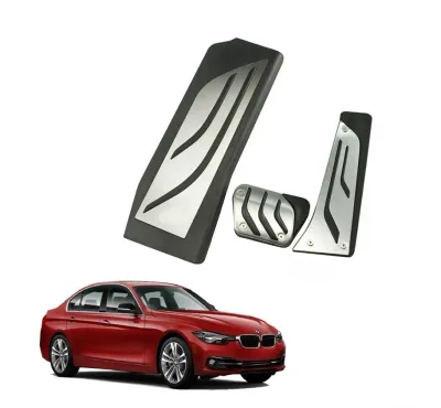 BMW 1 Serisi F20 2011-2019 Uyumlu Pedal Seti Otomatik M Sport Geçme Siyah Krom