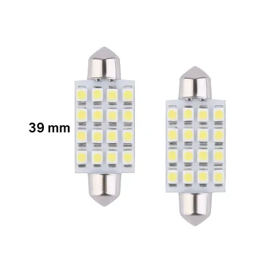 Tavan Sofit Led Plaka Ampulü 16 Ledli 39 mm Ultra Parlak Beyaz 2'li