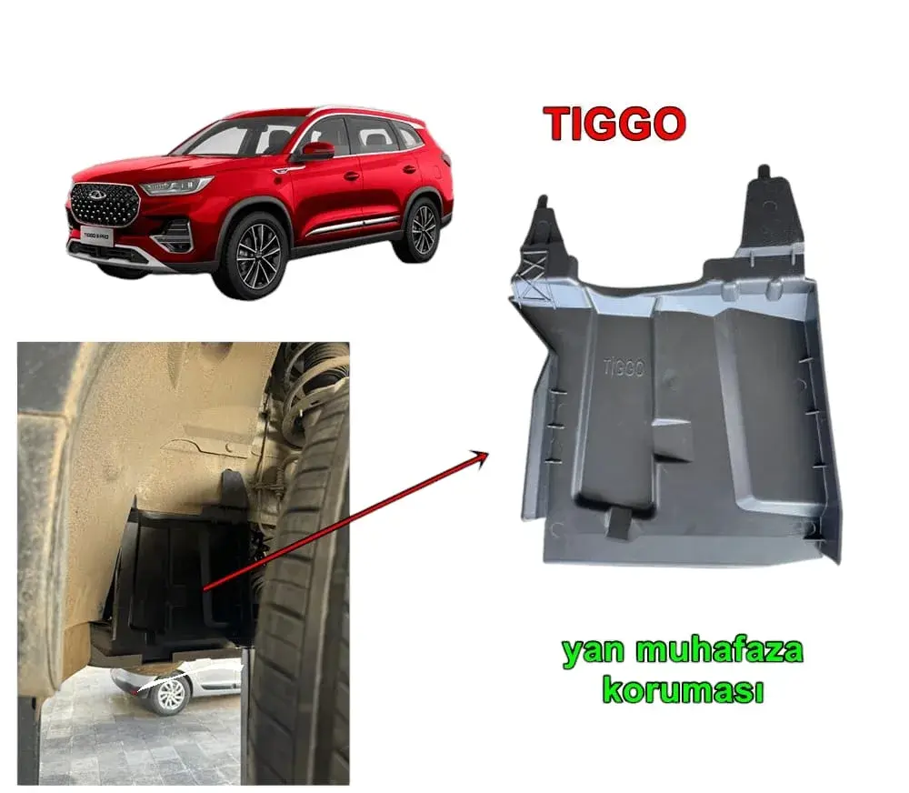 Tiggo 7 Pro Yan Muhafaza Koruma Plastik