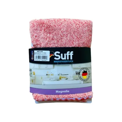 Mikrofiber Cam Silme Bezi Kurulama Havlusu 40x40 cm Kırmızı Beyaz