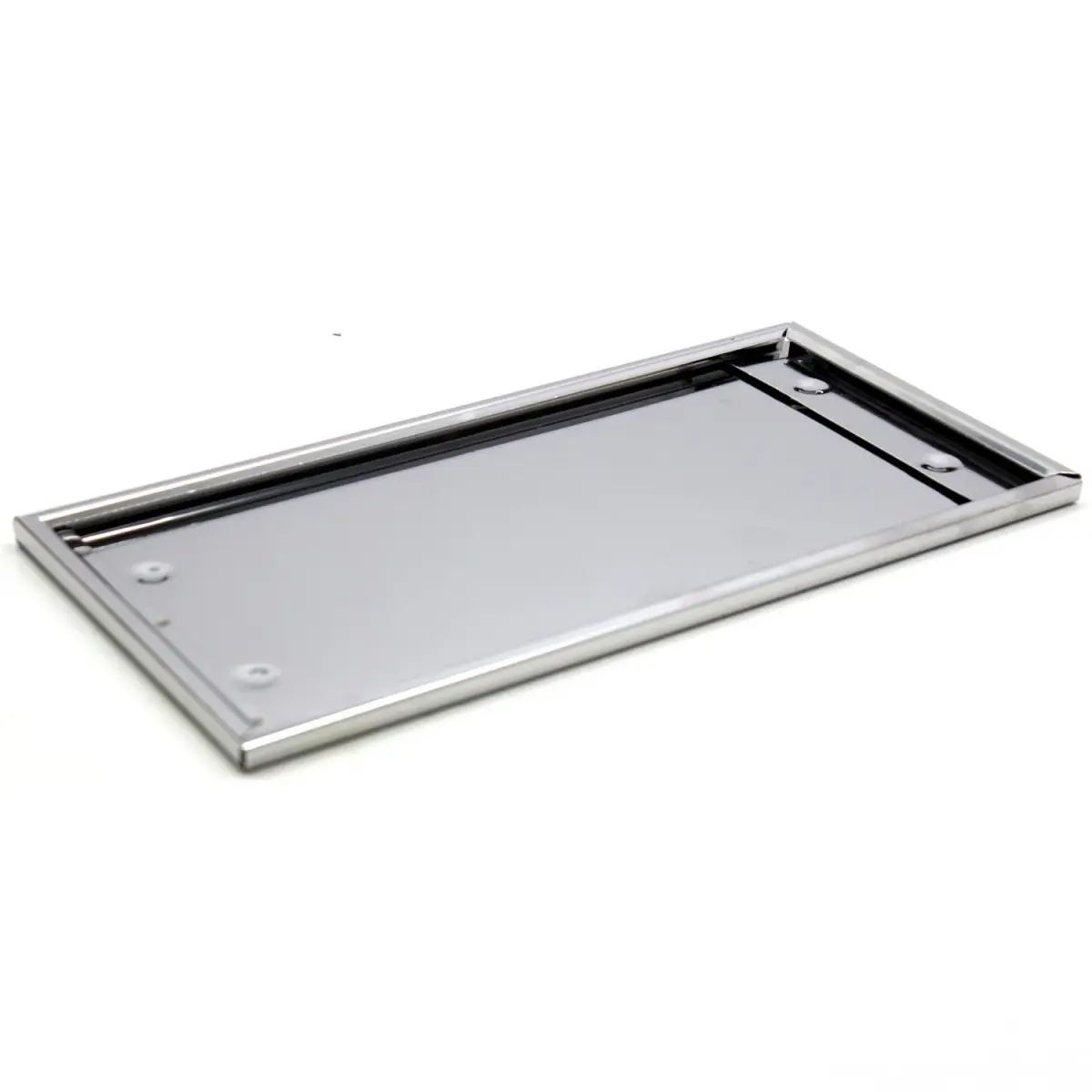 Dikdörtgen Krom Plakalık Araba Plaka Altlığı 30x16cm
