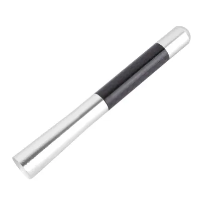 Oto Anten Çubuğu Alüminyum Karbon Fiber Görünümlü 12 cm Gri