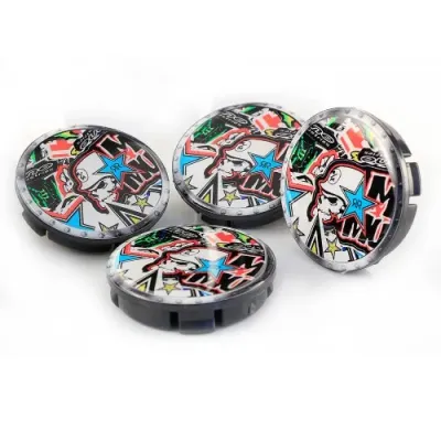 Jant Göbek Kapağı Damla Geçme 4'lü Set 55-58 mm