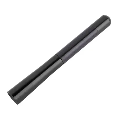 Oto Anten Çubuğu Alüminyum Karbon Fiber Görünümlü 12 cm Siyah