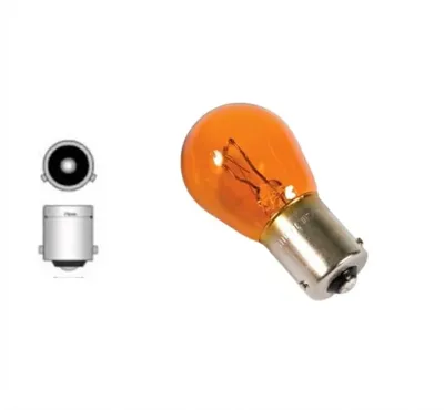 Turuncu Oto Sinyal Ampulü 93 Kodlu Yakın Tırnak 12V 21W Tek Duylu