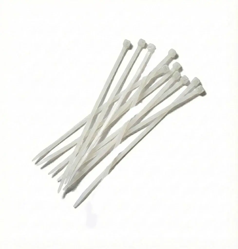 Kablo Bağı Kelepçe Cırt 4,8x400mm 10'lu Beyaz