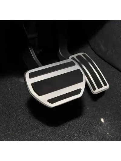 Peugeot 301 Uyumlu 2 Parça Alüminyum Pedal Kaplama Seti Otomatik Vites