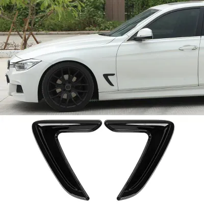 Çamurluk Havalandırma Venti BMW Tipi Kısa 2'li 21x15,5 cm Parlak Siyah