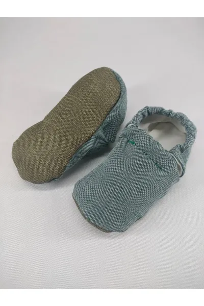 Bebek patik ev kreş ayakkabısı panduf lastikli ergonomik tasarım