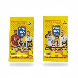 Panini FIFA 365 Adrenalyn XL 2026 Orijinal Futbolcu kartları 2 Paket (12 kart )