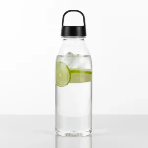 650 ml Doa Su Matarası – BPA Free PET Spor Matara (Siyah Kapak)