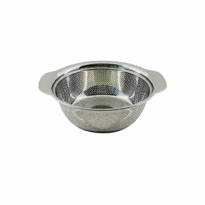 Metal Sepet Süzgeç 23 cm Kulplu Mutfak Sebze Meyve Yıkama ve Süzme Aparatı