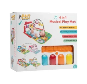 Piyanolu Bebek Oyun Halısı 4in1 Aktivite Matı