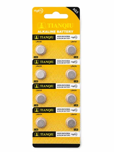 TIANQUI AG3 1.5V LR41 Saat Pili 10’lu Paket