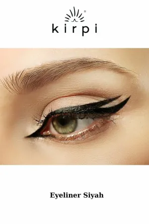 Kirpi Akmayan Eyeliner Göz Kalemi 'Siyah'
