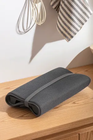 Premium Katlanabilir Mikrofiber Bulaşıklık Seti Antrasit – Tezgah Üstü Kurulama Matı 36x60 cm