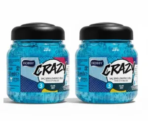 Hobby Crazy Islak Görünüm Saç Şekillendirici Jöle – 150 ml - 2 Adet