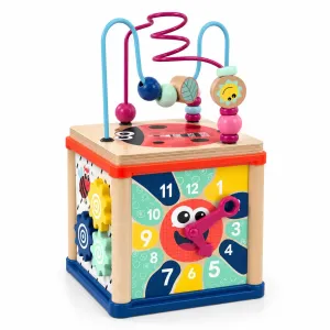 Topbright Ahşap Aktivite Küpü 5’i 1 Arada Montessori Eğitici Oyuncak 12 Ay+