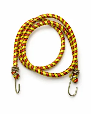 Bagaj Lastiği 1,2 Metre 10 mm Çelik Kancalı Esnek Yük Sabitleme Lastiği - Sarı