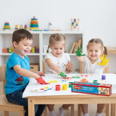Parmak Boyası 6 Renk – Finger Paints 6×25 ml