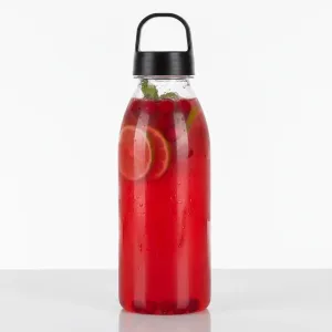 650 ml Doa Su Matarası – BPA Free PET Spor Matara (Siyah Kapak)